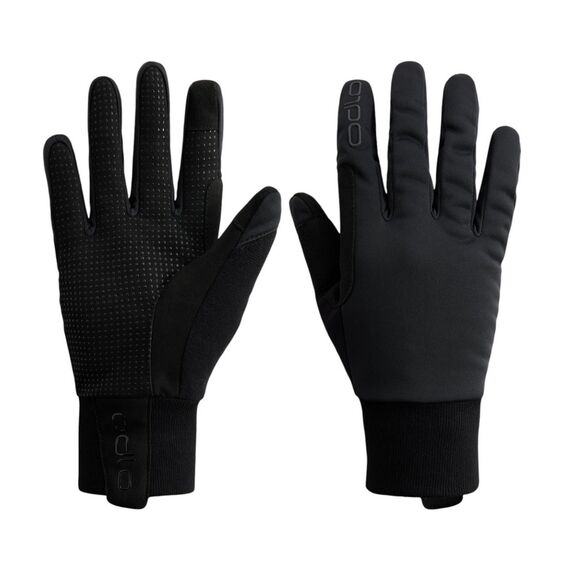 Rękawice z softshellu wiatroszczelne Odlo Gloves full finger MULTISPORT WARM czarny, Kolor: czarny, Rozmiar: S