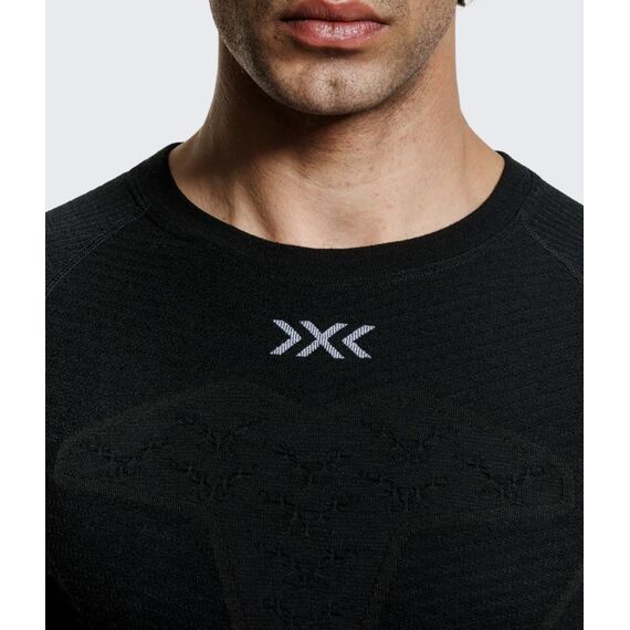Koszulka męska X-Bionic SYMBIO MERINO SHIRT LS czarna, Kolor: czarny, Rozmiar: XXL, 4 zdjęcie