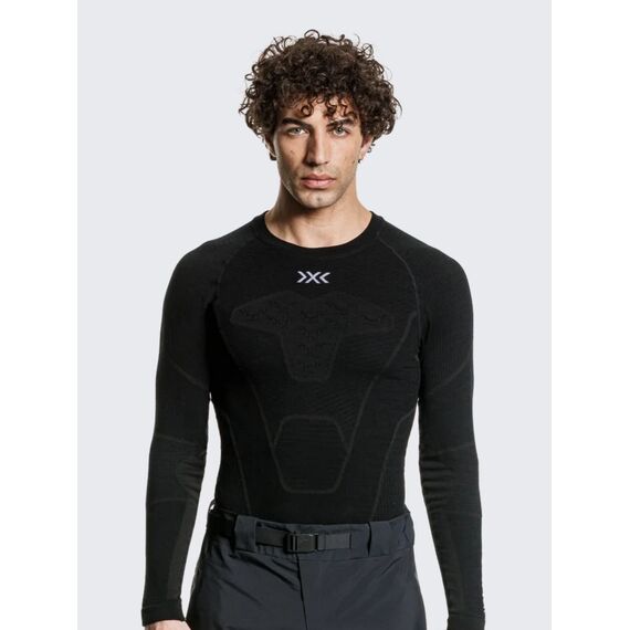Koszulka męska X-Bionic SYMBIO MERINO SHIRT LS czarna, Kolor: czarny, Rozmiar: M, 2 zdjęcie