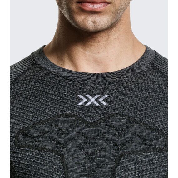 Koszulka męska X-Bionic SYMBIO MERINO SHIRT LS szara, Kolor: ciemnoszary, Rozmiar: XXL, 3 zdjęcie