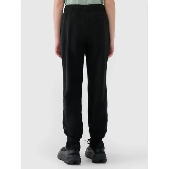 4F spodnie chłopięce z dzianiny polarowej 4FJWAW25TTROM1254 czarny, Kolor: czarny, Rozmiar: 134, 5 zdjęcie