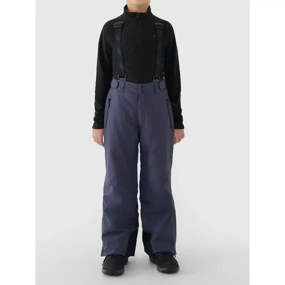 4F ocieplane spodnie narciarskie chłopięce 4FJWAW25TFTRM0954 ciemnoszare, Kolor: szary, Rozmiar: 134