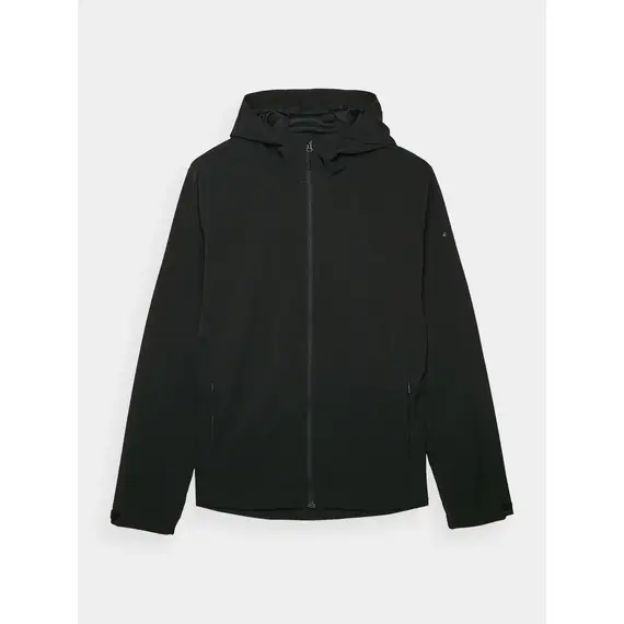 4F kurtka membranowa męska softshell z kapturem 4FWAW25TSOFM362 czarna, Kolor: czarny, Rozmiar: L, 8 zdjęcie