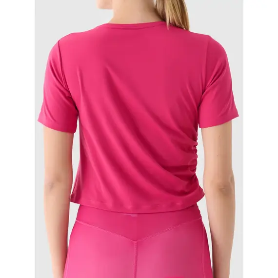 4F t-shirt sportowy damski koszulka 4FWAW25TFTSF1524, Kolor: różowy, Rozmiar: S, 3 zdjęcie