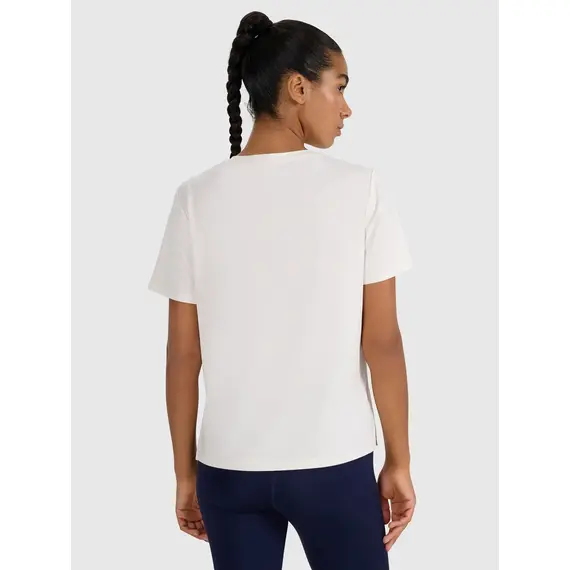 4F Tshirt funkcyjny z wykońćzeniem szybkoschnącym 4FWAW25TFTSF1517, Kolor: biały, Rozmiar: XXL, 5 zdjęcie