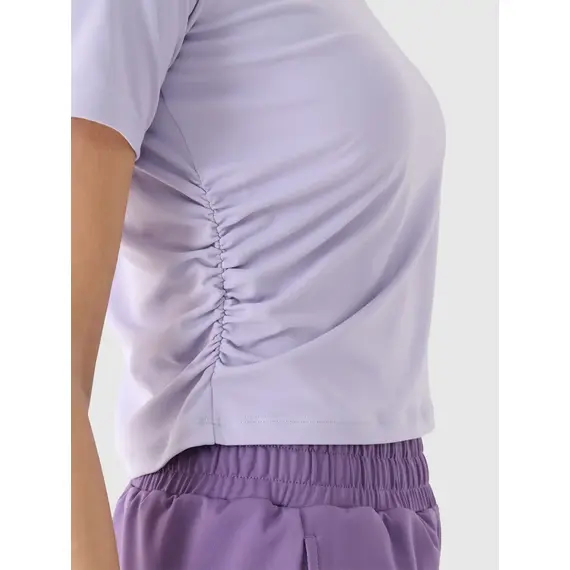 4F t-shirt sportowy damski koszulka 4FWAW25TFTSF1524 fioletowy, Kolor: niebieski, Rozmiar: L, 6 zdjęcie