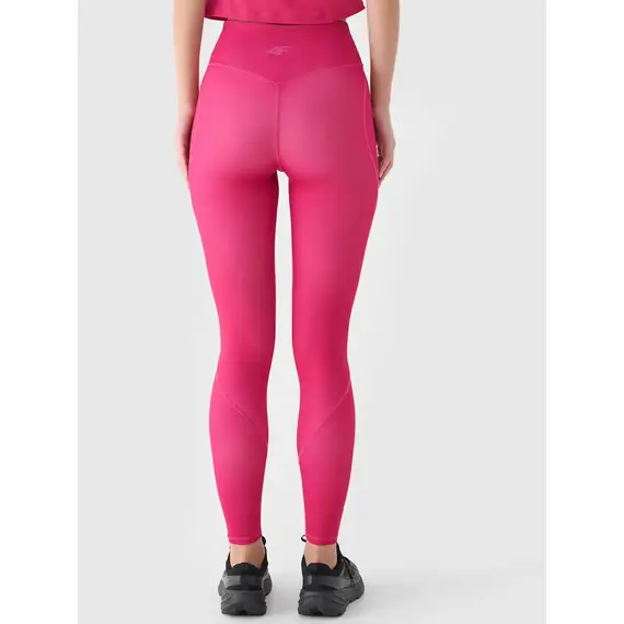 4F legginsy z detalem na pasie i wykończeniem szybkoschnącym 4FWAW25TFTIF369, Kolor: różowy, Rozmiar: S, 6 zdjęcie