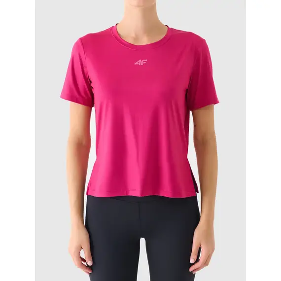 4F Tshirt funkcyjny z wykońćzeniem szybkoschnącym 4FWAW25TFTSF1517, Kolor: różowy, Rozmiar: L, 8 zdjęcie
