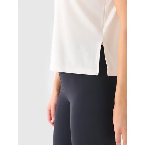 4F Tshirt funkcyjny z wykońćzeniem szybkoschnącym 4FWAW25TFTSF1517, Kolor: biały, Rozmiar: XXL, 7 zdjęcie