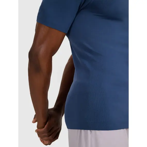 4F koszulka treningowa męska z krótkim rękawem 4FWAW25TFTSM1460, Kolor: niebieski, Rozmiar: L/Xl, 2 zdjęcie