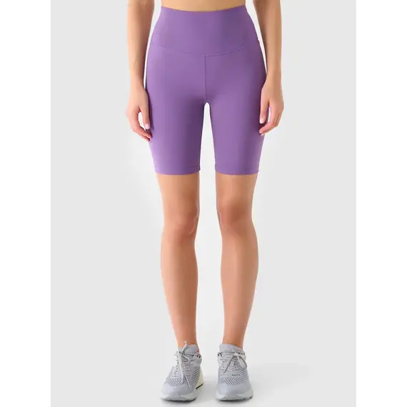4F spodenki z wysokim stanem z wykończeniem szybkoschnącym 4FWAW25TFSTF051 fioletowe, Kolor: różowy, Rozmiar: XL, 5 zdjęcie