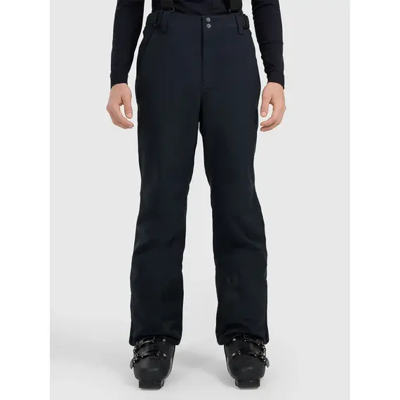 4F spodnie narciarskie męskie z membraną i ociepliną syntetyczną 4FWAW25TFTRM0924 czarne, Kolor: czarny, Rozmiar: XL, 7 zdjęcie