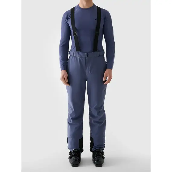 4F spodnie narciarskie męskie z membraną i ociepliną syntetyczną 4FWAW25TFTRM0924 czarne, Kolor: niebieski, Rozmiar: M, 2 zdjęcie