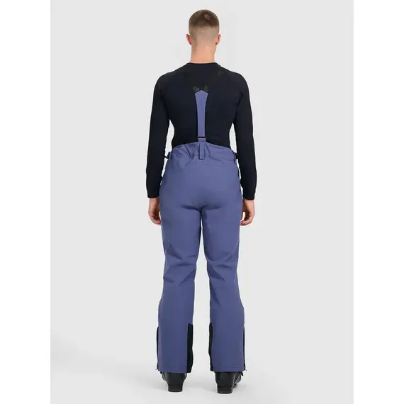 4F spodnie narciarskie męskie z membraną i ociepliną syntetyczną 4FWAW25TFTRM0924 czarne, Kolor: niebieski, Rozmiar: L, 3 zdjęcie