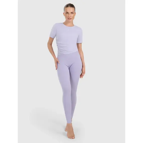 4F t-shirt sportowy damski koszulka 4FWAW25TFTSF1524 fioletowy, Kolor: niebieski, Rozmiar: S, 4 zdjęcie