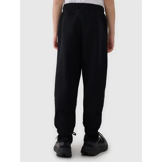 4F spodnie chłopięce z miękkim meszkiem wewnątrz 4FJWAW25TTROM1257, Kolor: czarny, Rozmiar: 140, 3 zdjęcie