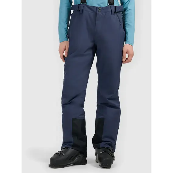4F spodnie narciarskie męsie ocieplane z membraną i szelkami 4FWAW25TFTRM1155 granatowe, Kolor: granatowy, Rozmiar: 3XL, 2 zdjęcie