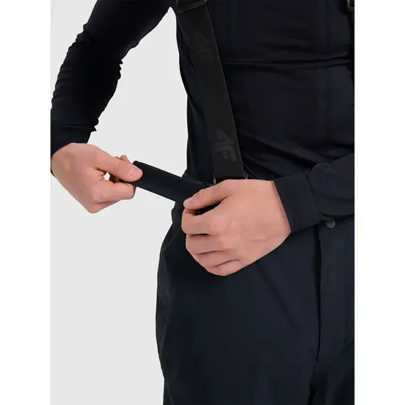 4F spodnie narciarskie męskie z membraną i ociepliną syntetyczną 4FWAW25TFTRM0924 czarne, Kolor: czarny, Rozmiar: XL, 5 zdjęcie