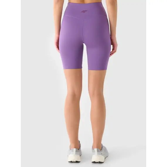 4F spodenki z wysokim stanem z wykończeniem szybkoschnącym 4FWAW25TFSTF051 fioletowe, Kolor: różowy, Rozmiar: L, 4 zdjęcie
