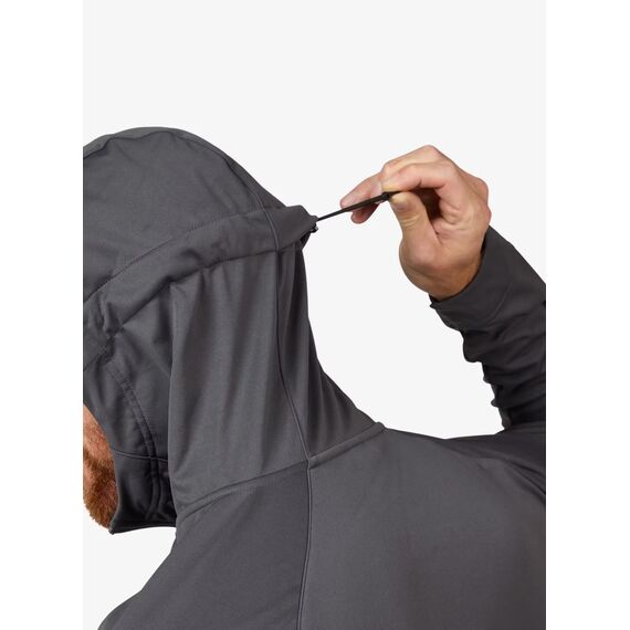 ROSSIGNOL KURTKA softshell MĘSKA GENETYS HOOD JKT szara, Kolor: szary, Rozmiar: M, 6 zdjęcie