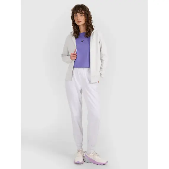 4F spodnie dresowe damskie 4FWMM00TTROF1137 szare, Kolor: szary, Rozmiar: XXL