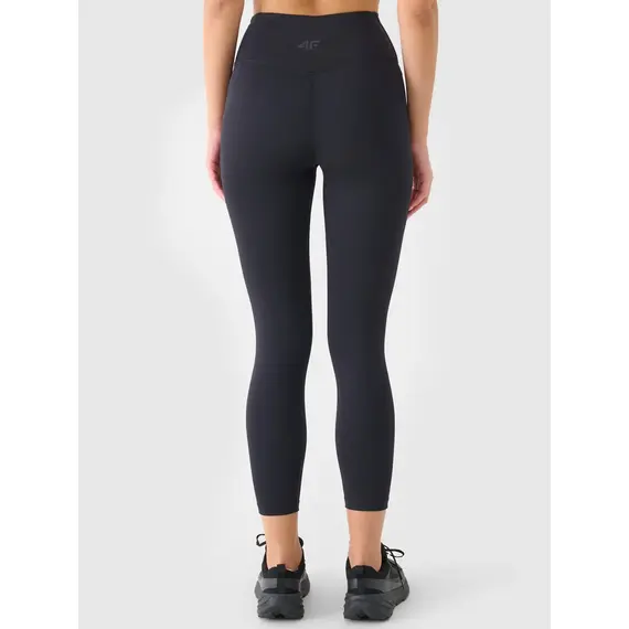 4F legginsy 7/8 z wysokim stanem i wykończeniem szybkoschnącym 4FWMM00TFTIF413, Kolor: czarny, Rozmiar: L, 3 zdjęcie