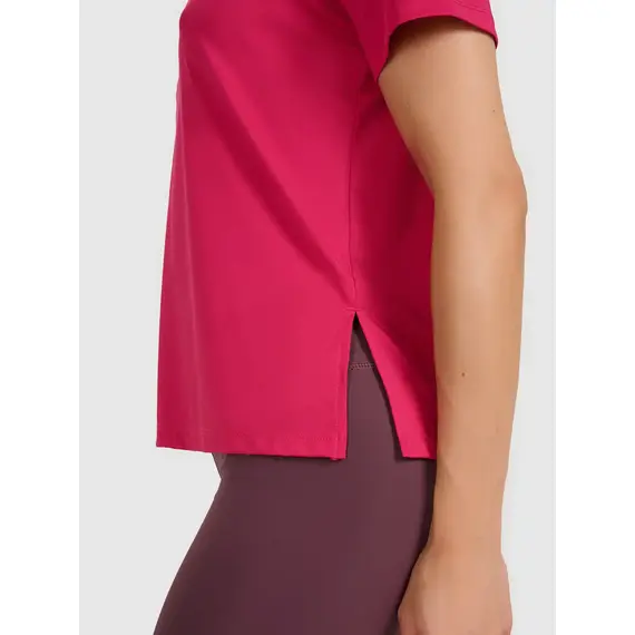 4F Tshirt funkcyjny z wykońćzeniem szybkoschnącym 4FWAW25TFTSF1517, Kolor: różowy, Rozmiar: XS, 3 zdjęcie