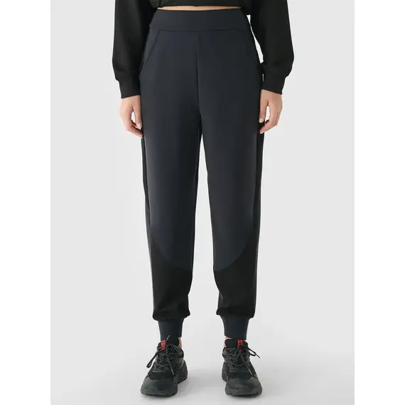 4F spodnie dresowe damskie z kieszeniami 4FWAW25TTROF1180 czarne, Kolor: czarny, Rozmiar: M, 2 zdjęcie