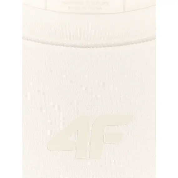 4F Tshirt funkcyjny z wykońćzeniem szybkoschnącym 4FWAW25TFTSF1517, Kolor: biały, Rozmiar: XL, 3 zdjęcie