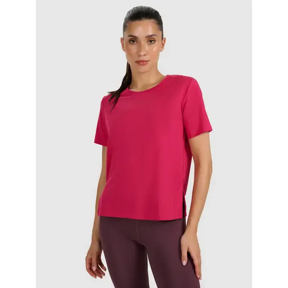 4F Tshirt funkcyjny z wykońćzeniem szybkoschnącym 4FWAW25TFTSF1517, Kolor: różowy, Rozmiar: S