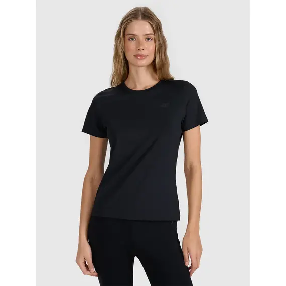 4F t-shirt funkcyjny z wykończeniem szybkoschnącym 4FWMM00TFTSF1828 czarny, Kolor: czarny, Rozmiar: L