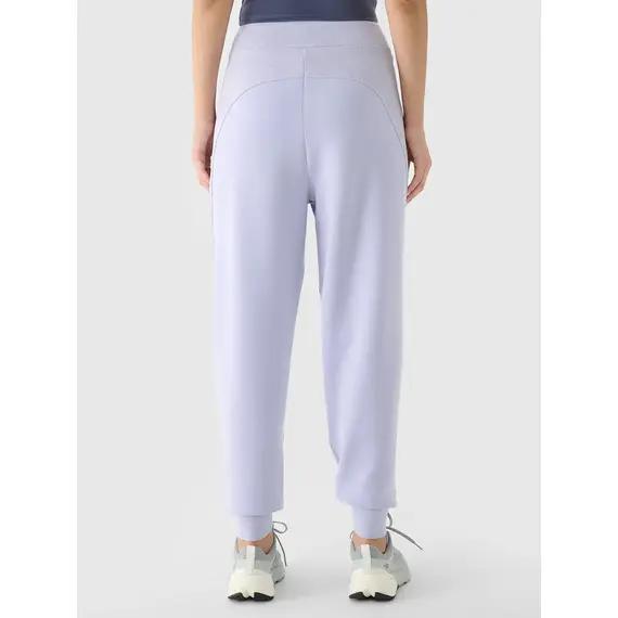 4F spodnie dresowe damskie z kieszeniami 4FWAW25TTROF1180 fioletowe, Kolor: niebieski, Rozmiar: XL, 4 zdjęcie