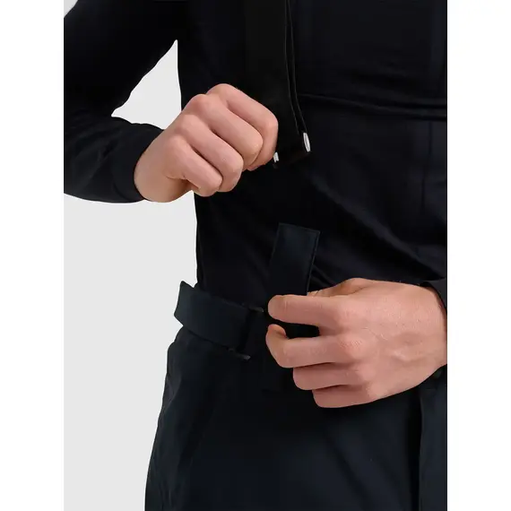 4F spodnie narciarskie męskie z membraną i ociepliną syntetyczną 4FWAW25TFTRM0924 czarne, Kolor: czarny, Rozmiar: XL, 4 zdjęcie