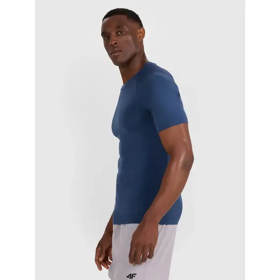 4F koszulka treningowa męska z krótkim rękawem 4FWAW25TFTSM1460, Kolor: niebieski, Rozmiar: L/Xl, 7 zdjęcie