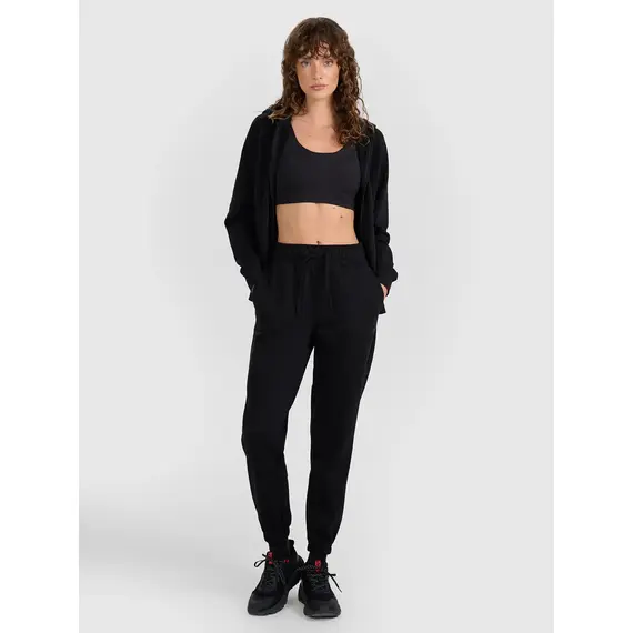 4F spodnie dresowe damskie 4FWMM00TTROF1137 czarne, Kolor: czarny, Rozmiar: L, 2 zdjęcie