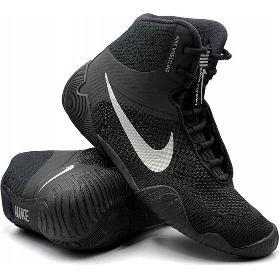 Buty zapaśnicze bokserskie NIKE TAWA czarne, Kolor: czarny, Rozmiar: 45, 4 zdjęcie