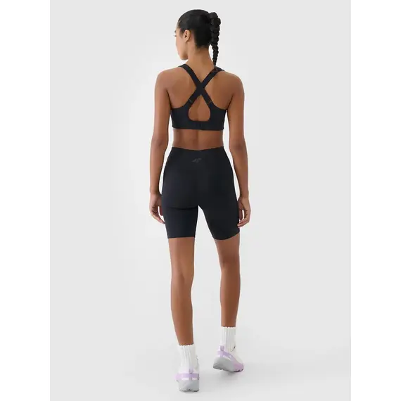 4F spodenki ze średnim stanem z wykończeniem szybko schnącym 4FWMM00TFSTF080, Kolor: czarny, Rozmiar: M/L, 2 zdjęcie