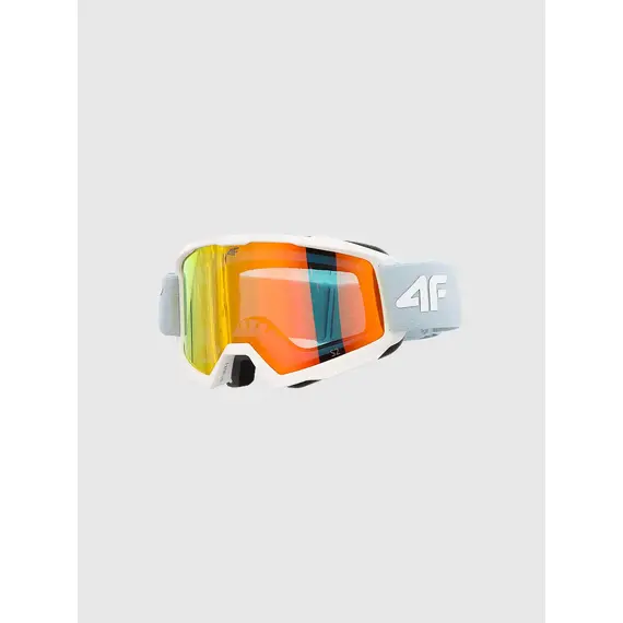 4F gogle narciarskie U053 niebiesko-białe, Kolor: niebieski, Rozmiar: one size, 4 zdjęcie