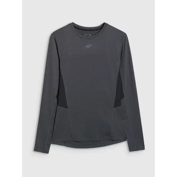 4F  koszulka męska treningowa z długim rękawem 4FWMM00TFLOM507 szara, Kolor: szary, Rozmiar: S, 6 zdjęcie