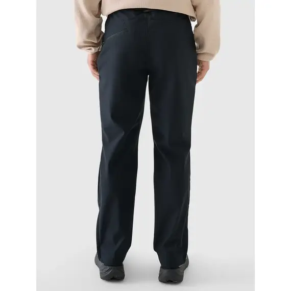 4F spodnie softshell męskie z membraną kieszeniami na zamek 4FWAW25TFTRM0990 czarne, Kolor: czarny, Rozmiar: XL, 6 zdjęcie