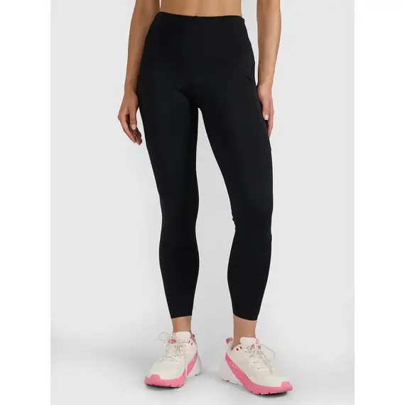 4F legginsy z kieszeniami bocznymi i z wykończeniem szybkoschnącym 4FWAW25TFTIF364 czarne, Kolor: czarny, Rozmiar: M, 3 zdjęcie