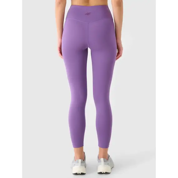 4F legginsy 7/8 z wysokim stanem i wykończeniem szybkoschnącym 4FWAW25TFTIF361 różowe, Kolor: różowy, Rozmiar: XL, 6 zdjęcie