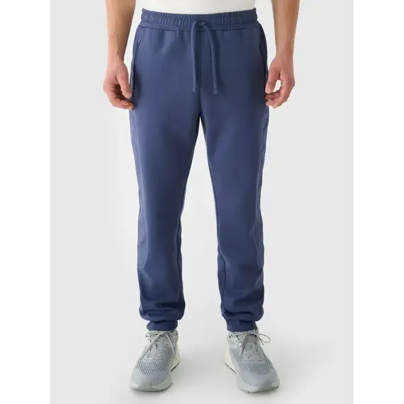 4F spodnie typu jogger z tkaninowymi wstawkami 4FWAW25TTROM1252, Kolor: niebieski, Rozmiar: XXL, 9 zdjęcie