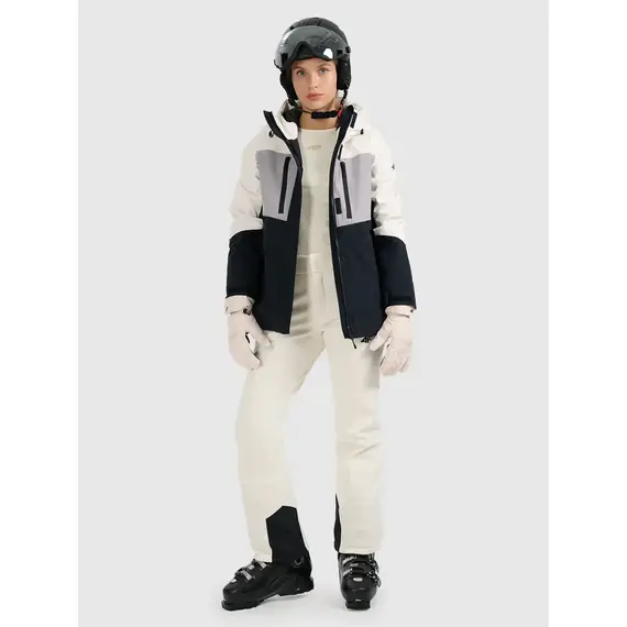 4F spodnie narciarskie softshell 4FWAW25TFTRF0943 białe, Kolor: biały, Rozmiar: M, 2 zdjęcie