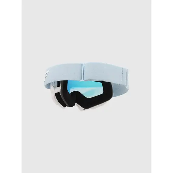 4F gogle narciarskie U053 niebiesko-białe, Kolor: niebieski, Rozmiar: one size, 2 zdjęcie