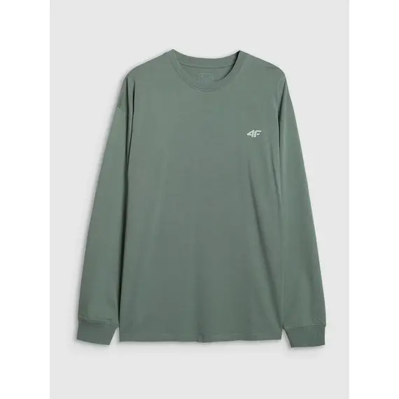 4F koszulka z długim rękawem męska longsleeve 4FWAW25TLONM481 zielona, Kolor: zielony, Rozmiar: XXL, 5 zdjęcie