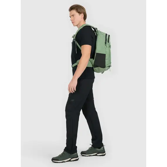 4F spodnie softshell męskie z membraną kieszeniami na zamek 4FWAW25TFTRM0990 czarne, Kolor: czarny, Rozmiar: S, 7 zdjęcie