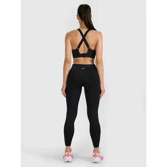 4F legginsy z kieszeniami bocznymi i z wykończeniem szybkoschnącym 4FWAW25TFTIF364 czarne, Kolor: czarny, Rozmiar: XL, 6 zdjęcie