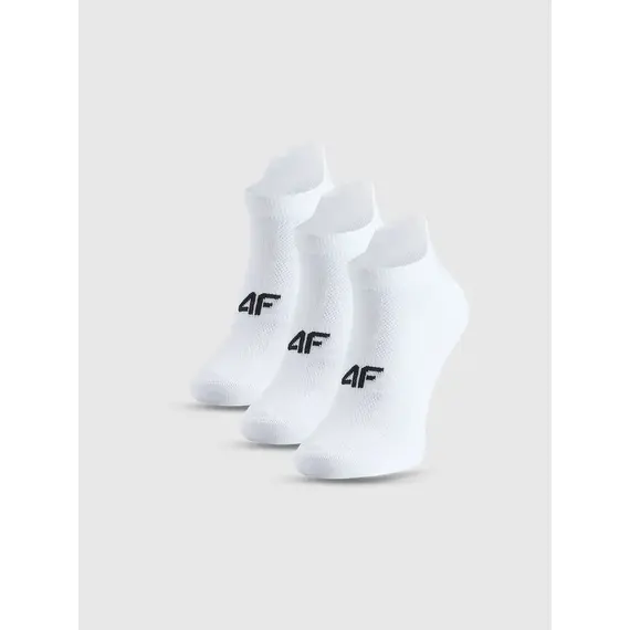 4F skarpetki damskie bawełniane stopki 3 pak 4FWMM00UFSOF244 białe, Kolor: biały, Rozmiar: 35-38
