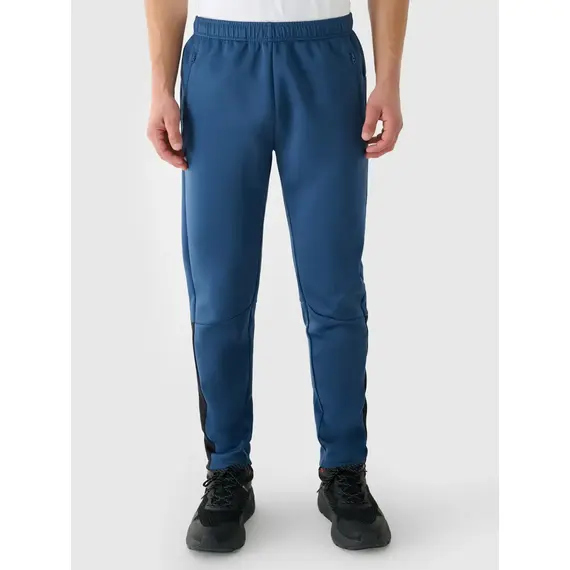 4F treningowe spodnie męskie z wykończeniem szybkoschnącym 4FWAW25TFTRM0936, Kolor: niebieski, Rozmiar: M
